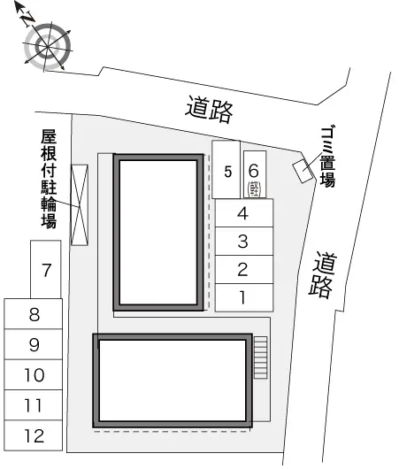 ★手数料０円★狭山市笹井３丁目　月極駐車場（LP）